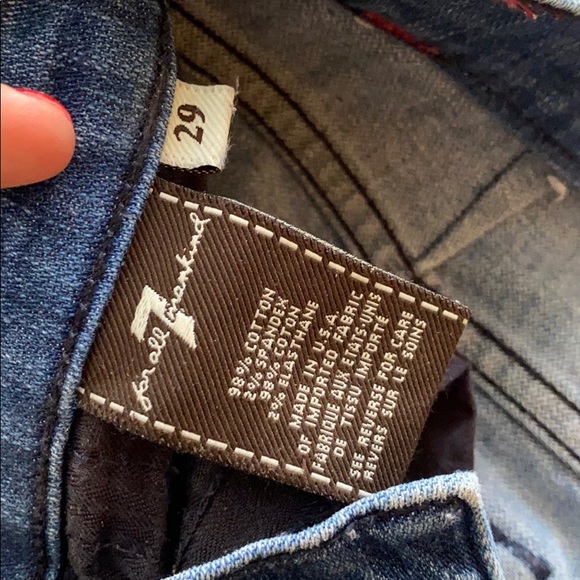 7 for all mankind high waist boot cut jeans - Picture 3 of 4